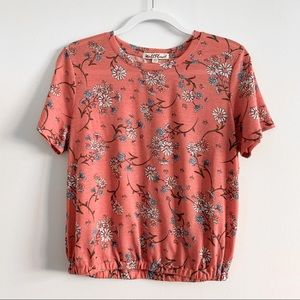 🌸 WALL FLOWER Pink Floral Top